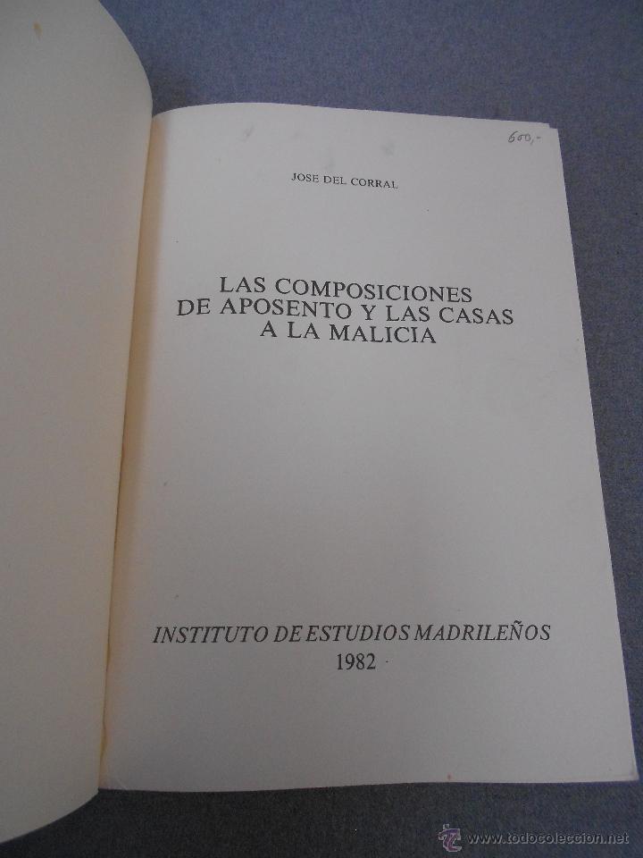 Libros de segunda mano: LAS COMPOSICIONES DE APOSENTO Y LAS CASAS A LA MALICIA - Foto 2