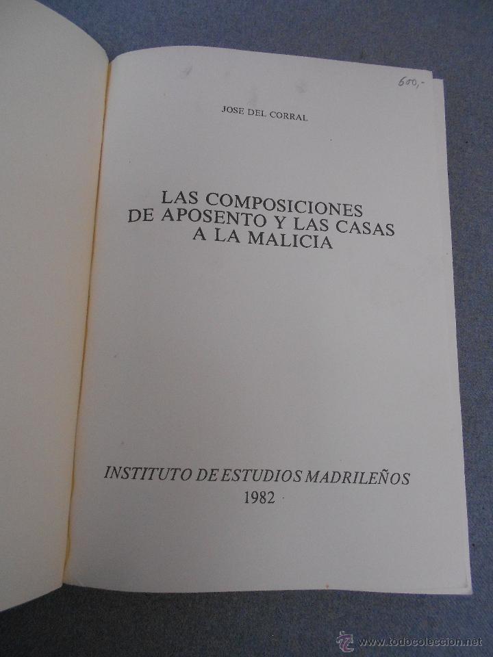 Libros de segunda mano: LAS COMPOSICIONES DE APOSENTO Y LAS CASAS A LA MALICIA - Foto 5