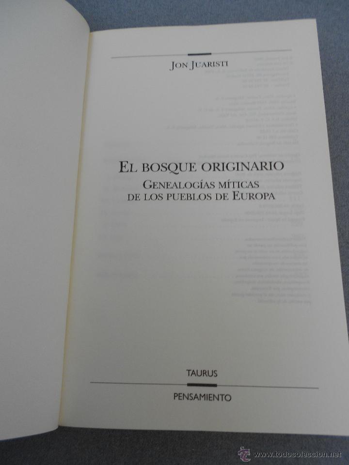 Libros de segunda mano: EL BOSQUE ORIGINARIO - Foto 2