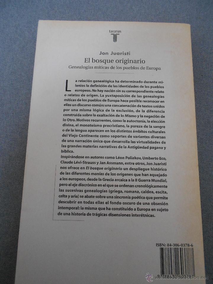 Libros de segunda mano: EL BOSQUE ORIGINARIO - Foto 3