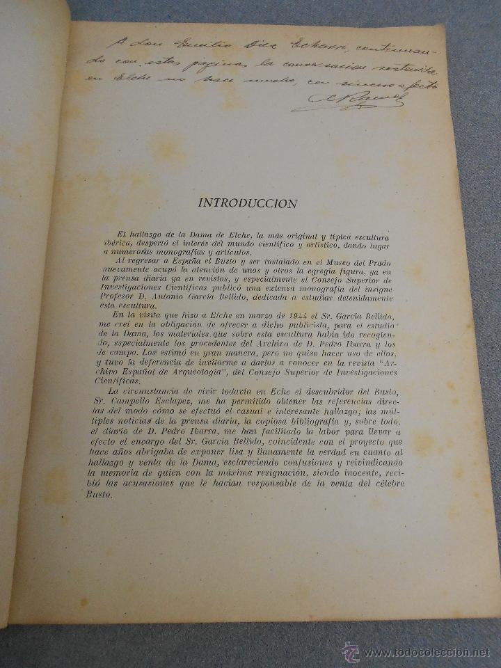Libros de segunda mano: LA DAMA DE ELCHE. - Foto 2