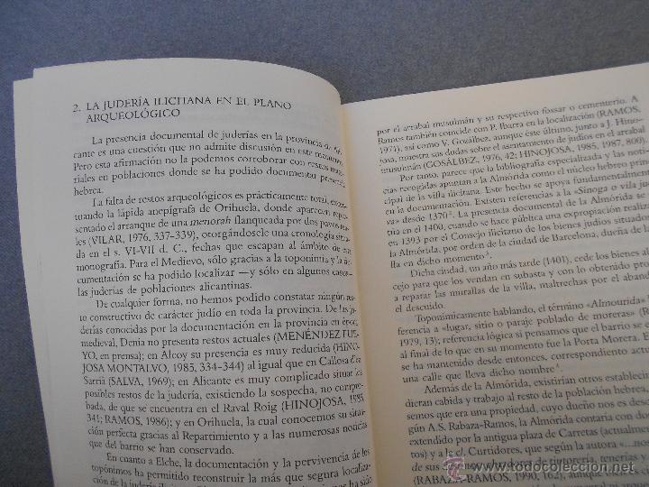 Libros de segunda mano: LOS JUDIOS EN EL ELCHE MEDIEVAL - Foto 3