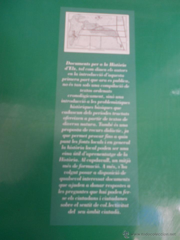 Libros de segunda mano: DOCUMENTS PER A LA HISTORIA D&acute;ELX. - Foto 3