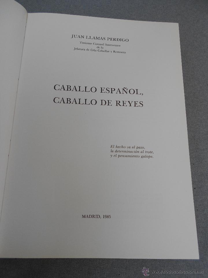 Libros de segunda mano: CABALLO ESPA&Ntilde;OL, CABALLO DE REYES. - Foto 6