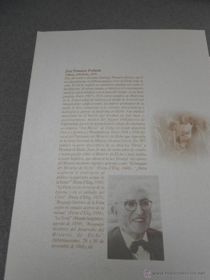 Libros de segunda mano: LA FESTA O MISTERIO DE ELCHE - Foto 2