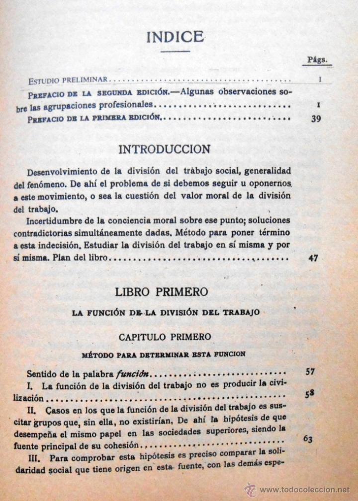 la division del trabajo social emile durkheim Comprar