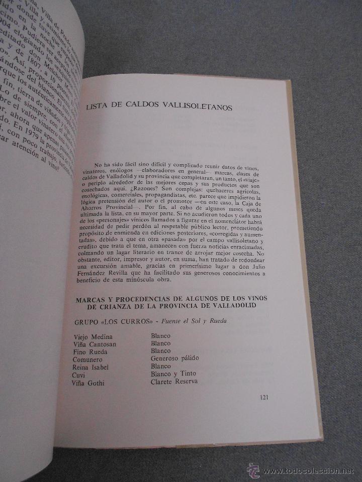Libros de segunda mano: VINOS DE VALLADOLID - Foto 9