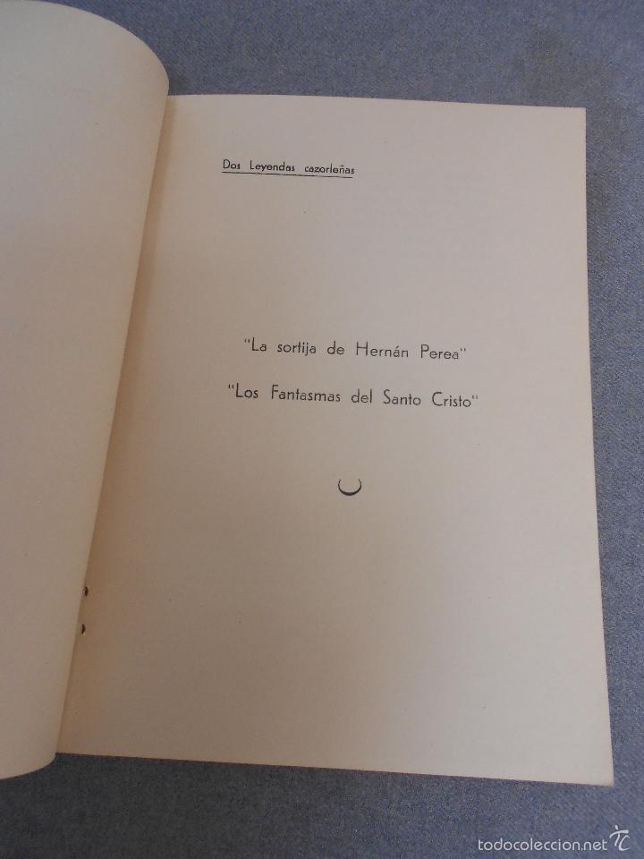 Libros de segunda mano: DOS LEYENDAS CAZORLE&Ntilde;AS - Foto 2