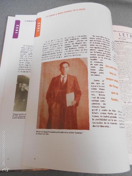 Libros de segunda mano: LETRAS Y ARTES MIGUEL HERNANDEZ - Foto 7