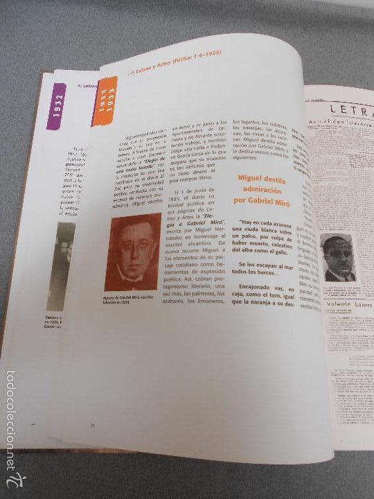 Libros de segunda mano: LETRAS Y ARTES MIGUEL HERNANDEZ - Foto 8