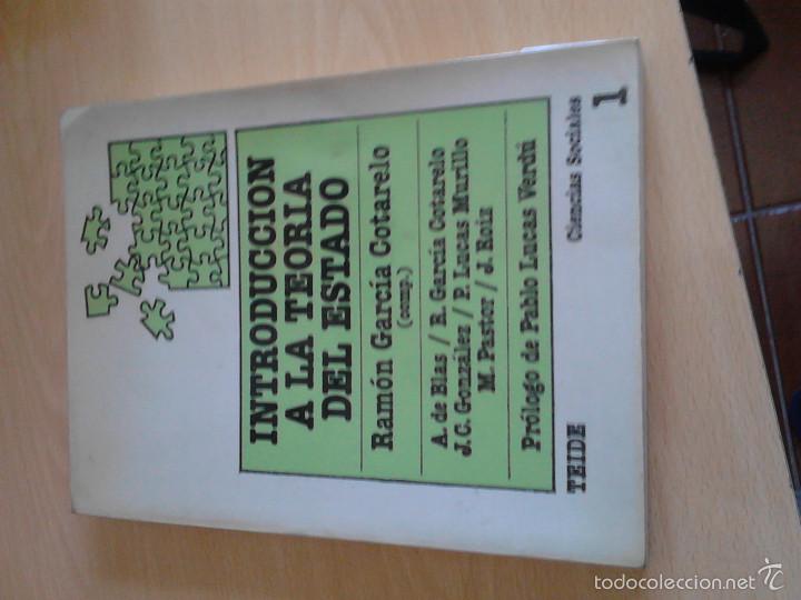 Libros de segunda mano: INTRODUCCION A LA TEORIA DEL ESTADO - Foto 1