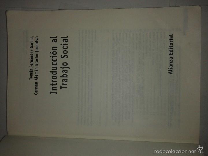 introducción al trabajo social 2008 tomás ferná - Comprar Libros de