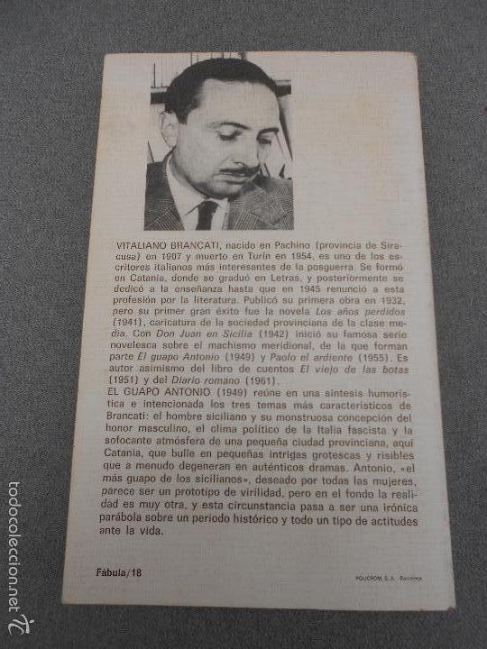 Libros de segunda mano: EL GUAPO ANTONIO - Foto 2