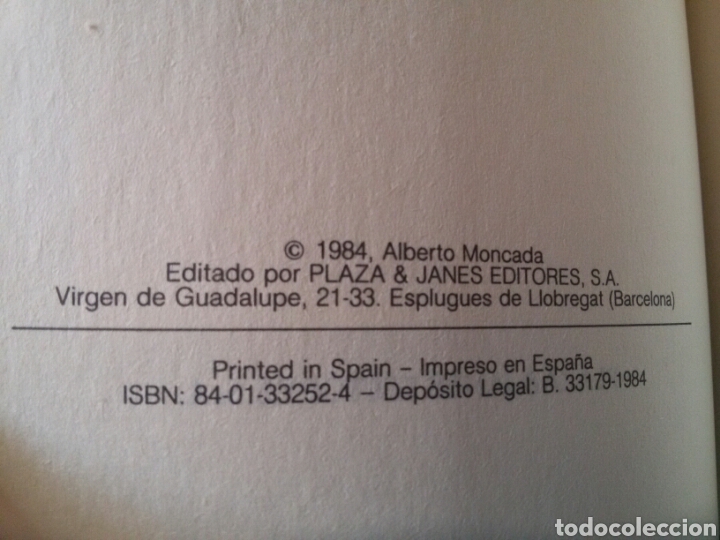 Libros de segunda mano: LA CRISIS DE LOS CUARENTA / Alberto Moncada / Primera edicion 1984 - Foto 3