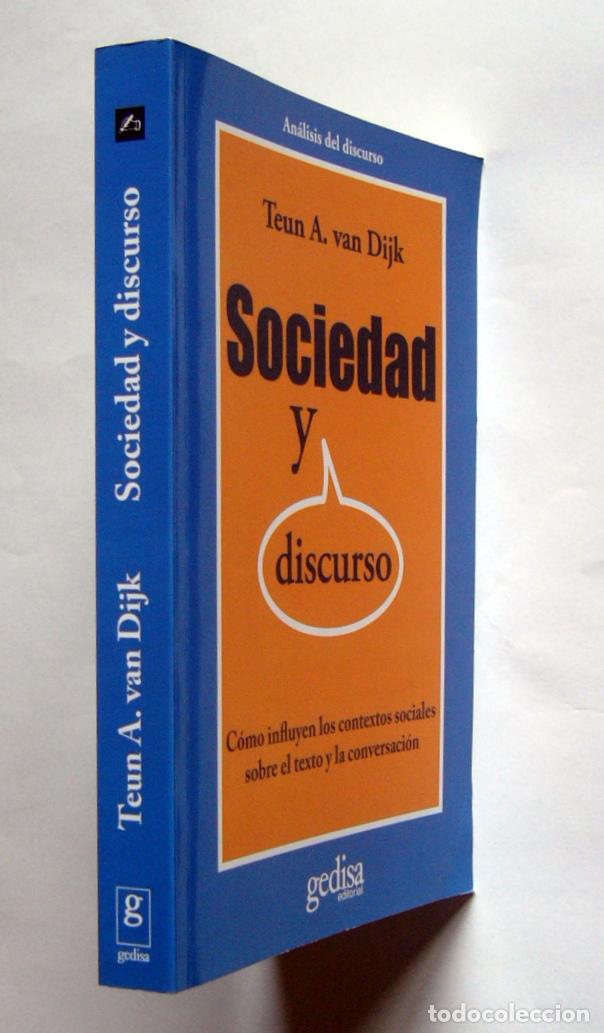 Libros de segunda mano: SOCIEDAD Y DISCURSO -TEUN A. VAN DIJK - Foto 2