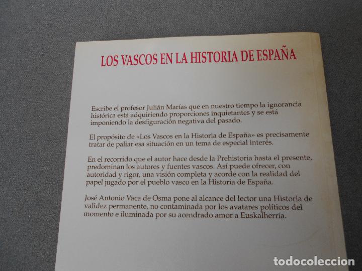 Libros de segunda mano: LOS VASCOS EN LA HISTORIA DE ESPA&Ntilde;A - Foto 6