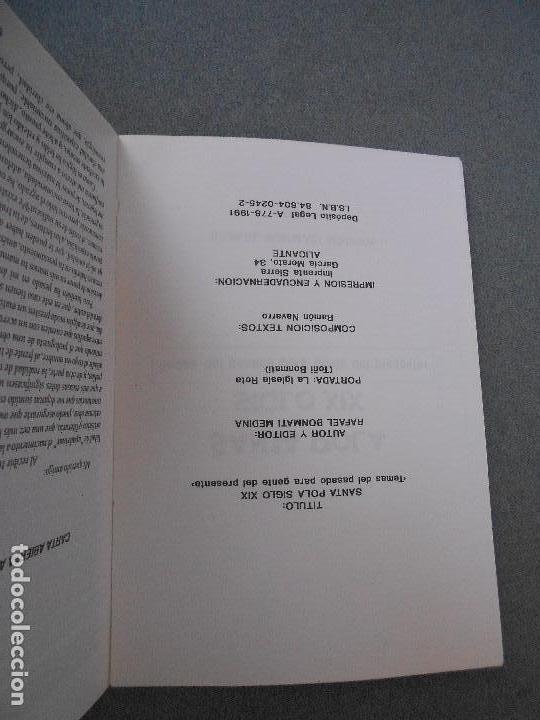 Libros de segunda mano: SANTA POLA, SIGLO XIX - Foto 3
