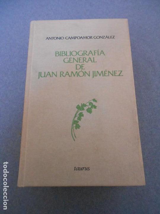 Libros de segunda mano: BIBLIOGRAFIA GENERAL DE JUAN RAMON JIMENEZ - Foto 1