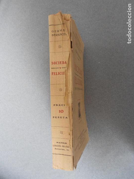 Libros de segunda mano: SOCIEDAD Y FELICIDAD - Foto 2