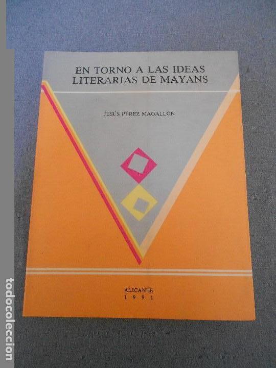 Libros de segunda mano: EN TORNO A LAS IDEAS LITERARIAS DE MAYANS - Foto 1