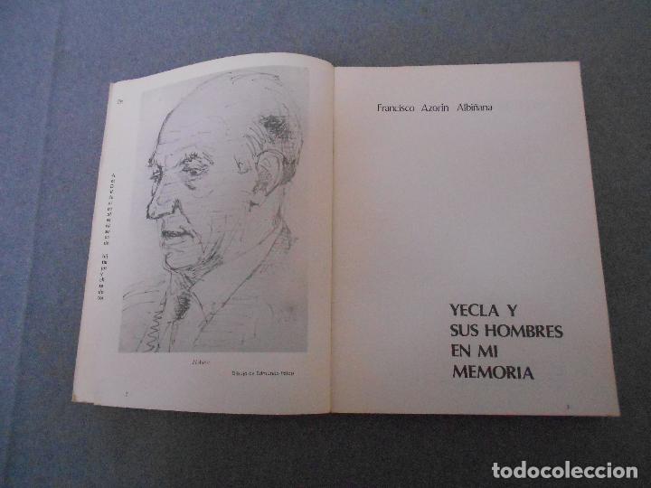 Libros de segunda mano: YECLA Y SUS HOMBRES EN MI RECUERDO - Foto 4