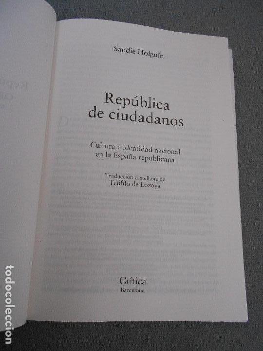 Libros de segunda mano: REPUBLICA DE CIUDADANOS - Foto 4