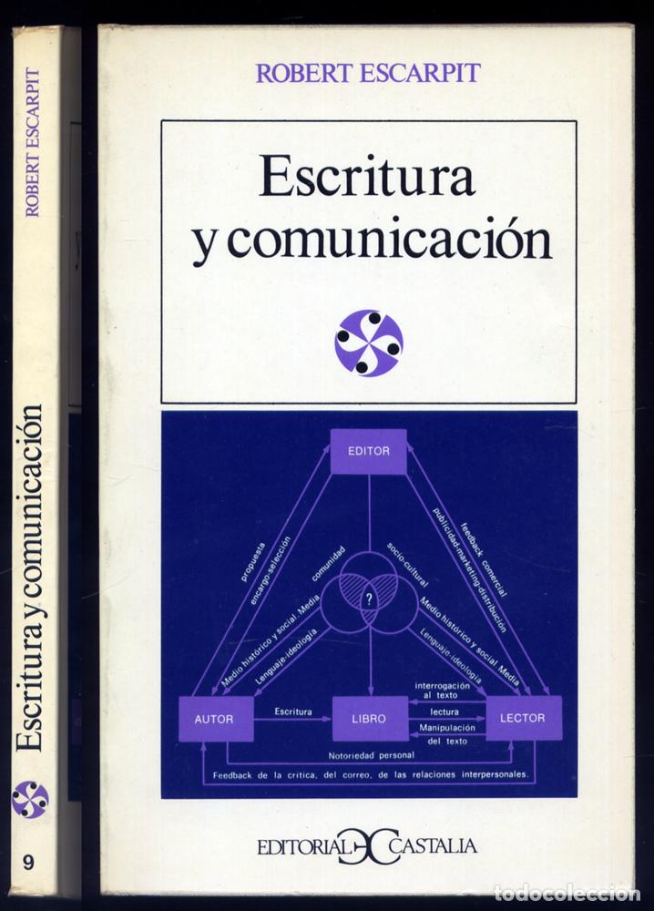 Libros de segunda mano: ESCARPIT, Robert.  Escritura y comunicaci&oacute;n.  1975. - Foto 1