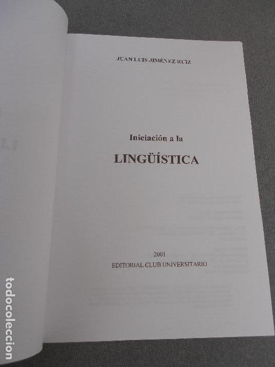 Libros de segunda mano: INICIACION A LA LINGUISTICA - Foto 3