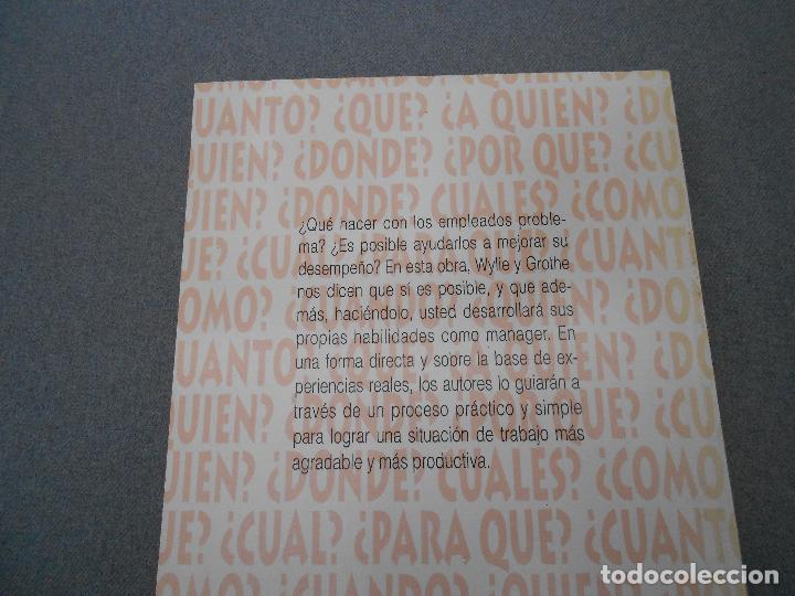 Libros de segunda mano: COMO DIRIGIR EMPLEADOS CON PROBLEMAS - Foto 5
