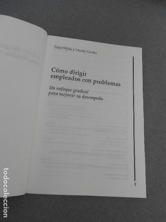 Libros de segunda mano: COMO DIRIGIR EMPLEADOS CON PROBLEMAS - Foto 2