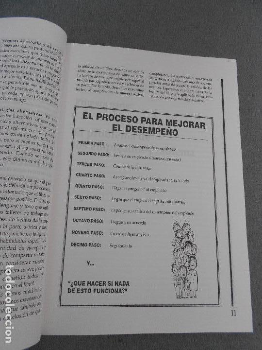 Libros de segunda mano: COMO DIRIGIR EMPLEADOS CON PROBLEMAS - Foto 3