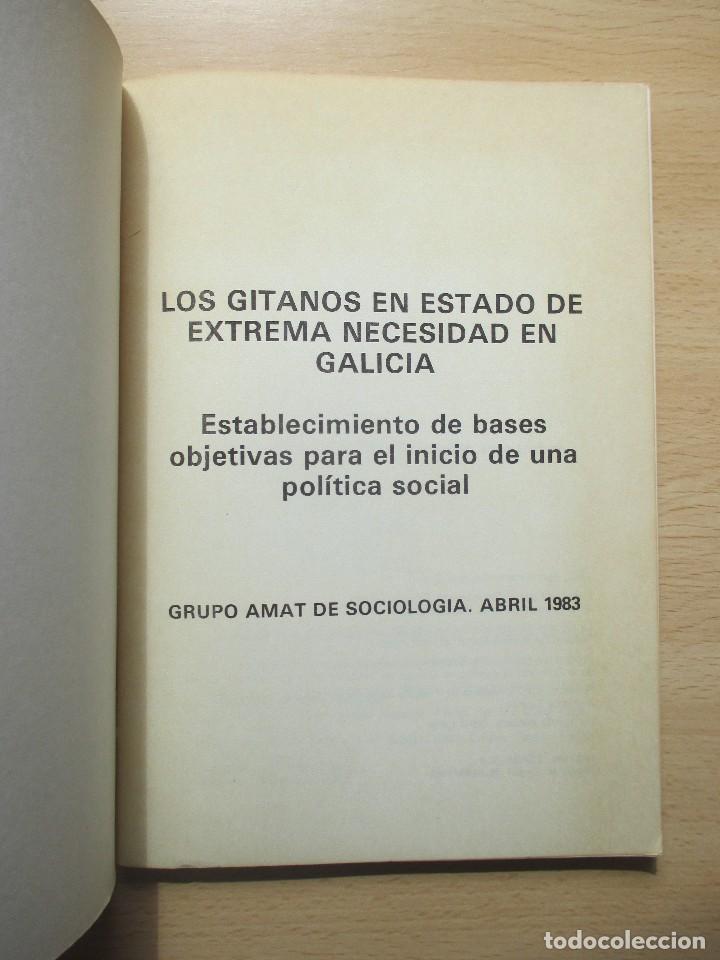 Libros de segunda mano: Los gitanos en estado de extrema necesidad en Galicia - Foto 2