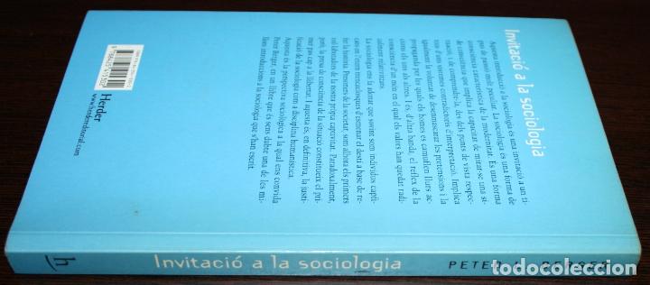Libros de segunda mano: PETER L. BERGER - INVITACI&Oacute; A LA SOCIOLOGIA - HERDER - 2007 - Foto 3