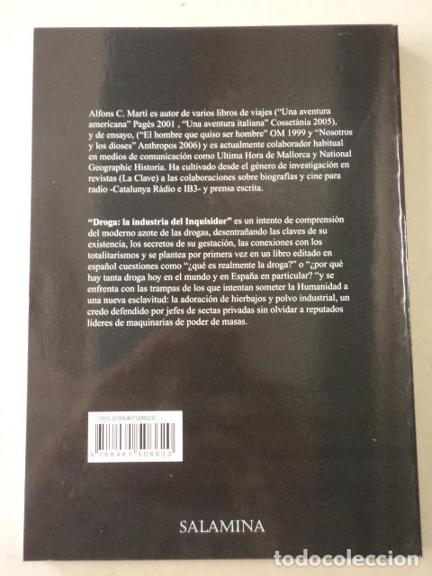 Libros de segunda mano: DROGA - LA INDUSTRIA DEL INQUISIDOR - ALFONS MART&Iacute; BAU&Ccedil;&Agrave; - Foto 2