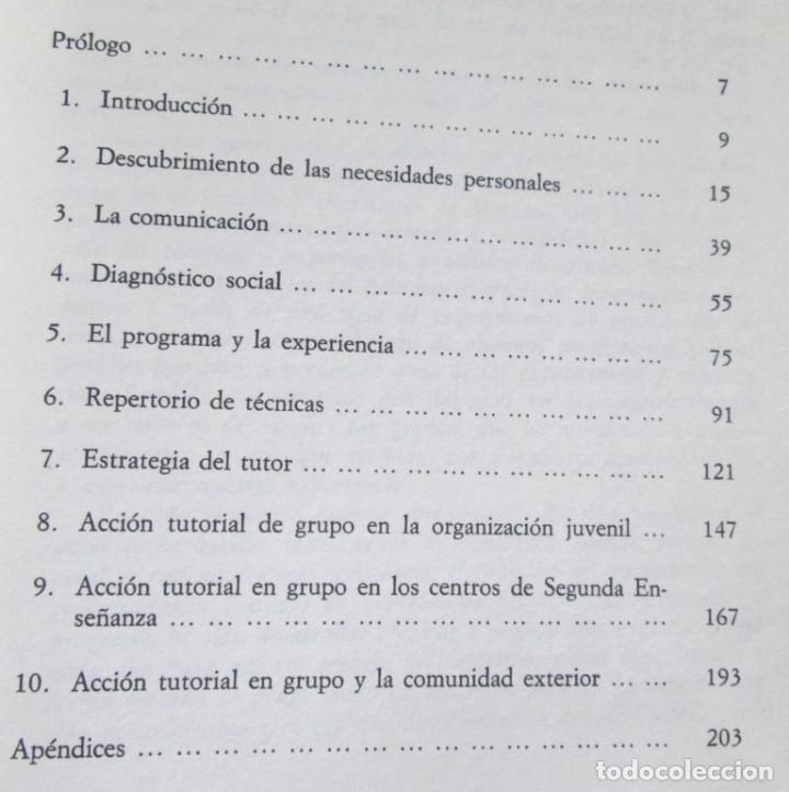 Libros de segunda mano: ACCI&Oacute;N TUTORIAL CON GRUPOS - Por Leslie Button - Ciencias de la educaci&oacute;n - Foto 3