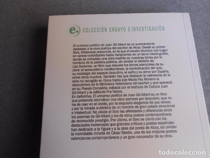 Libros de segunda mano: EL UNIVERSO POETICO DE JUAN GIL - ALBERT - Foto 3