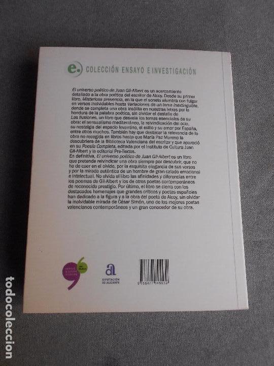 Libros de segunda mano: EL UNIVERSO POETICO DE JUAN GIL - ALBERT - Foto 2