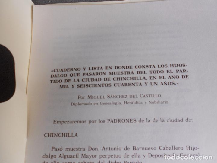 Libros de segunda mano: CUADERNO Y LISTA EN DONDE CONSTA LOS HIJOSDALGO QUE PASARON MUESTRA... - Foto 2