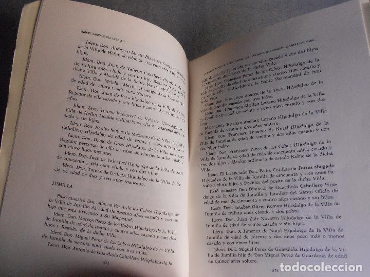 Libros de segunda mano: CUADERNO Y LISTA EN DONDE CONSTA LOS HIJOSDALGO QUE PASARON MUESTRA... - Foto 3