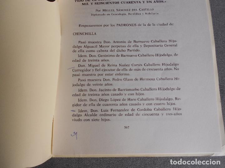 Libros de segunda mano: CUADERNO Y LISTA EN DONDE CONSTA LOS HIJOSDALGO QUE PASARON MUESTRA... - Foto 4