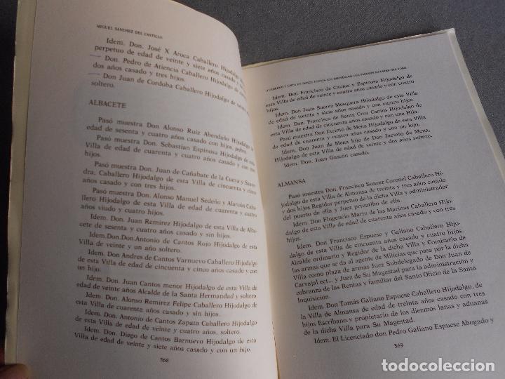 Libros de segunda mano: CUADERNO Y LISTA EN DONDE CONSTA LOS HIJOSDALGO QUE PASARON MUESTRA... - Foto 5