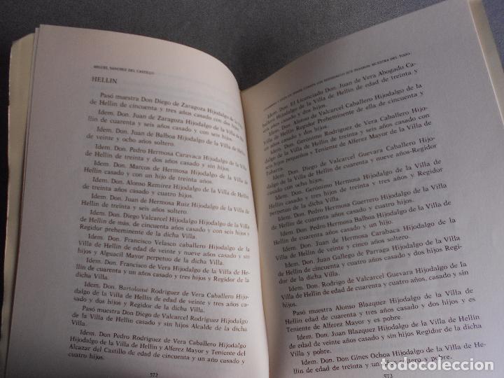 Libros de segunda mano: CUADERNO Y LISTA EN DONDE CONSTA LOS HIJOSDALGO QUE PASARON MUESTRA... - Foto 6