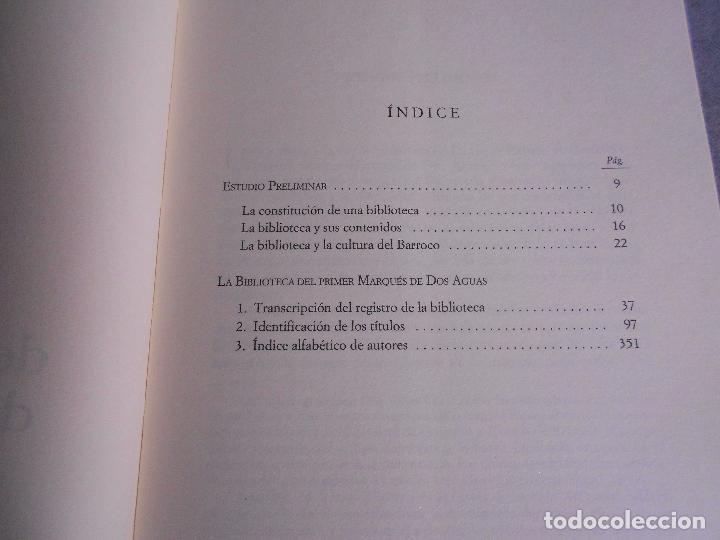 Libros de segunda mano: LA BIBLIOTECA DEL PRIMER MARQUES DE DOS AGUAS - Foto 3