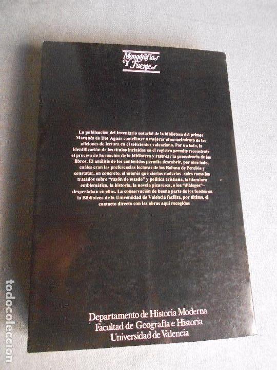 Libros de segunda mano: LA BIBLIOTECA DEL PRIMER MARQUES DE DOS AGUAS - Foto 4