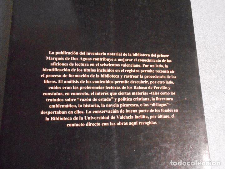 Libros de segunda mano: LA BIBLIOTECA DEL PRIMER MARQUES DE DOS AGUAS - Foto 5