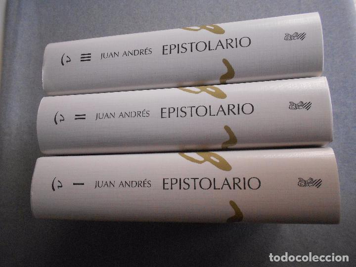 Libros de segunda mano: JUAN ANDRES .EPISTOLARIO. - Foto 2