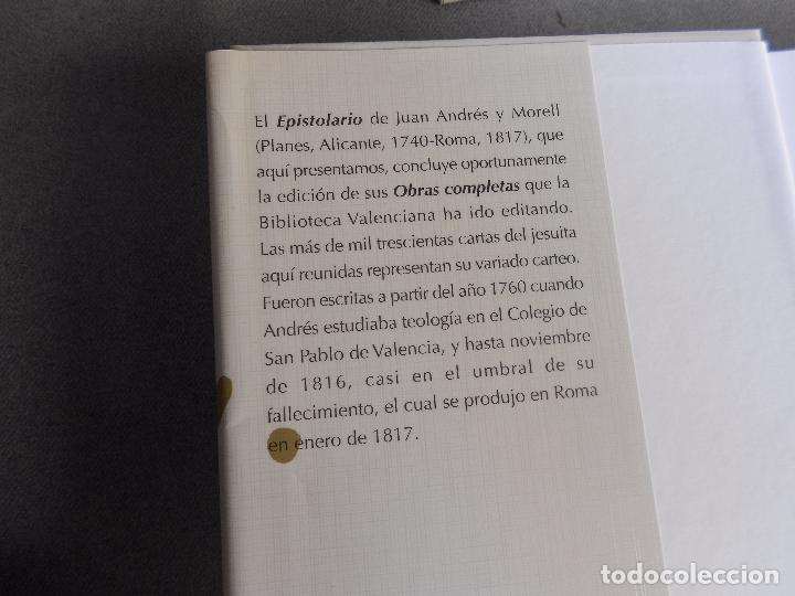 Libros de segunda mano: JUAN ANDRES .EPISTOLARIO. - Foto 3