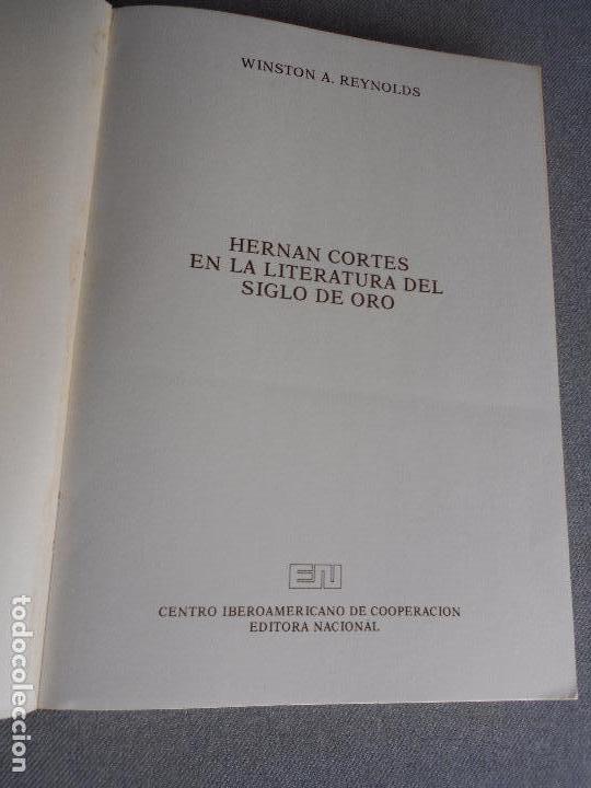 Libros de segunda mano: HERNAN CORTES EN LA LITERATURA DEL SIGLO DE ORO. - Foto 2