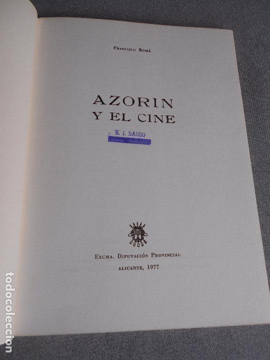 Libros de segunda mano: AZORIN Y EL CINE - Foto 2