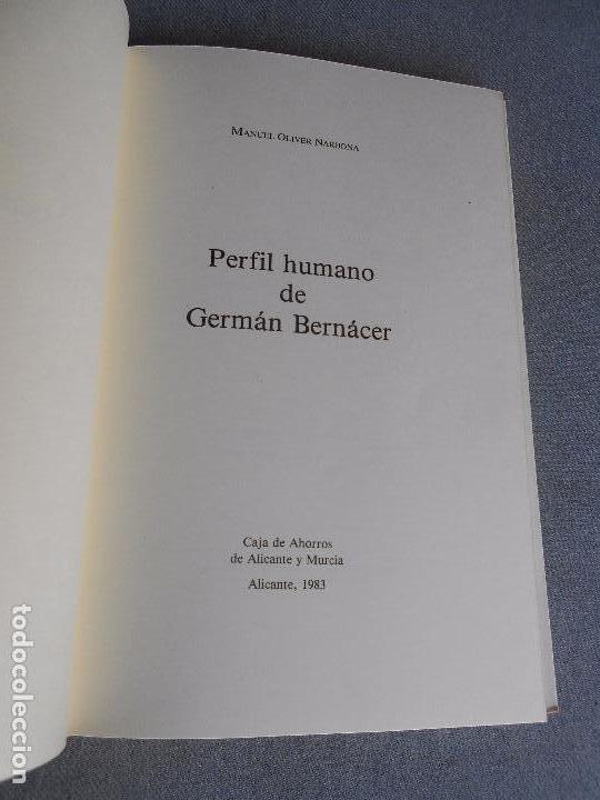 Libros de segunda mano: PERFIL HUMANO DE GERMAN BERNACER - Foto 2